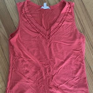Banana Republic eyelet tank top